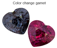 Color change garnet